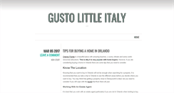 Desktop Screenshot of gustolittleitaly.com